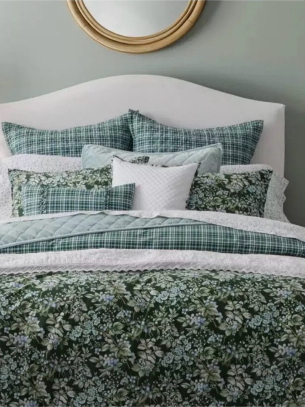VTG Laura Ashley Bramble Berry Reversible Comforter Twin 83x62” & Pillow Sham